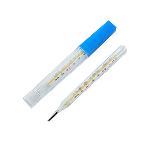 High Accuracy Professional Manufacturer Of Clinical Oral Mercury Free Glass Thermometer Manual Armpit Clinical  for Adult Baby