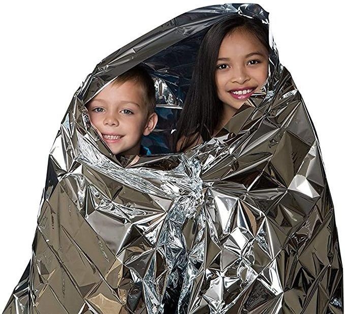 Lifesave Dry Thermal Warm Heat Rescue Mylar Kit Bushcraft Treatment Camp Space Foil Emergency Blanket Outdoor First Aid Survive