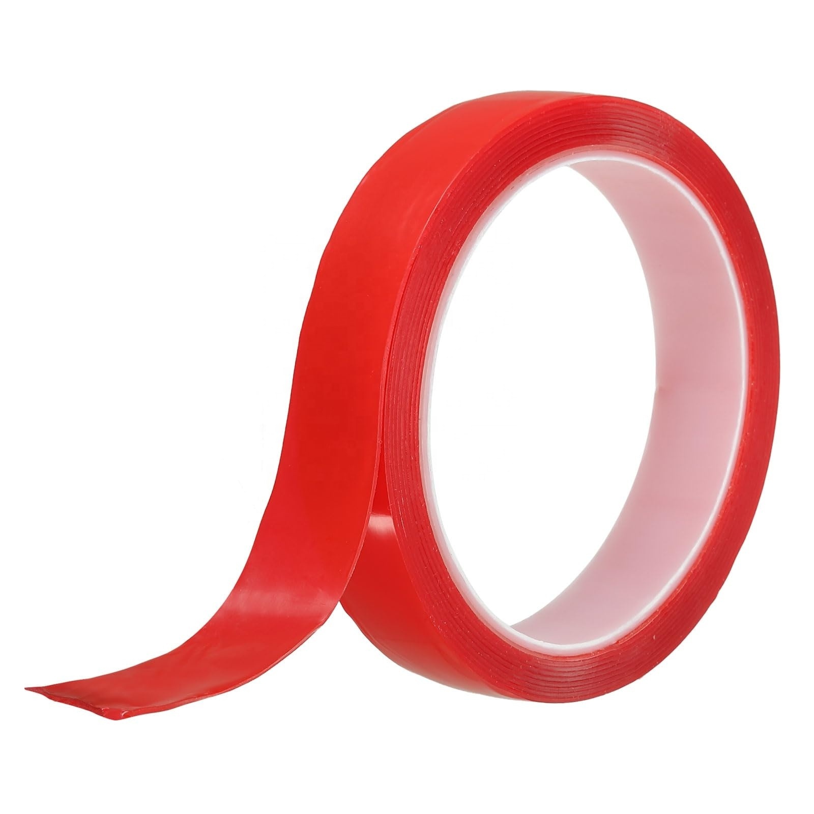 Reusable Removable Tape Double-Side Mounting Red Nano Release Film Clear Strong Heat Resistance Acrylic Foam Tape