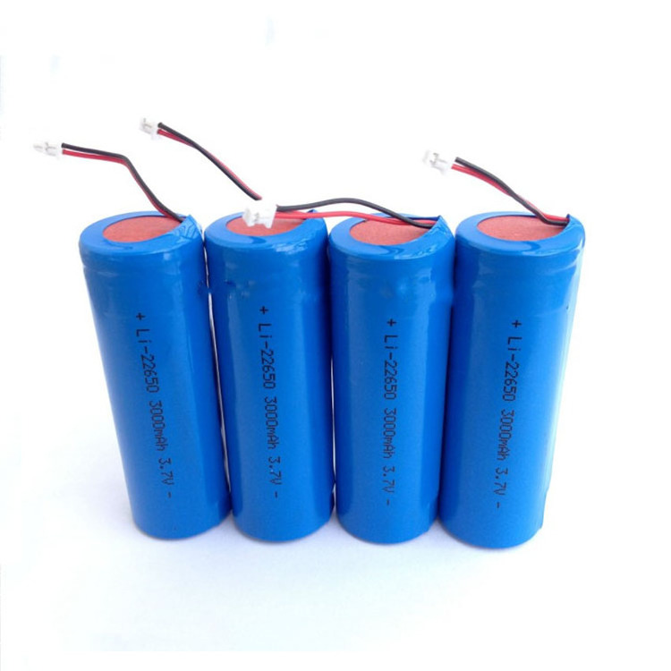 22650 li ion battery ICR22650 3 7V 3000mAh rechargeable lithium ion batteries cell