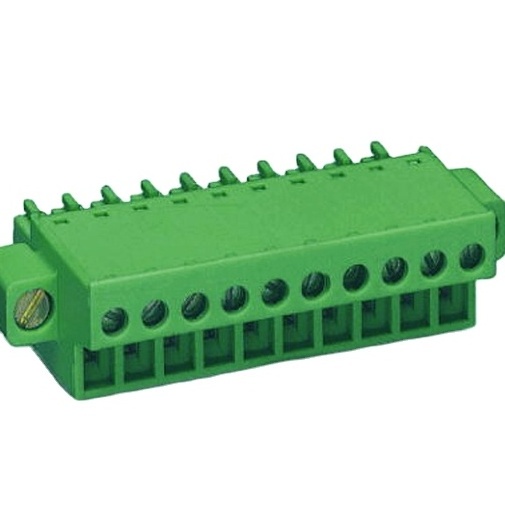 TP381P-04F Fixed Type 300V 8A 3 Pole Female Pluggable Terminal Block