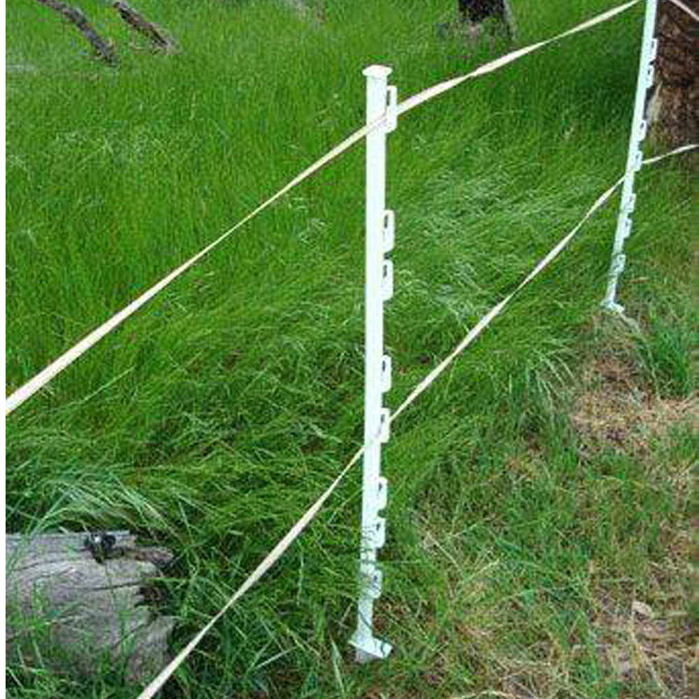 XSTOPTread-in Post for Electric Fence High Quality Durable Single Feet Plastic Solid Black Recycled Plastic Pvc Horse Fence Post