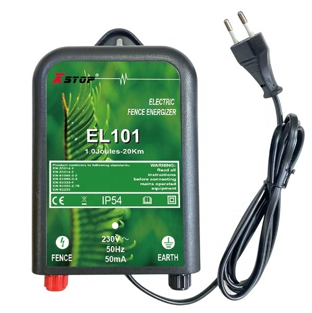 Fence Energizer Alternating Current Power Electric Fence Controller for Farm Cattle EL101