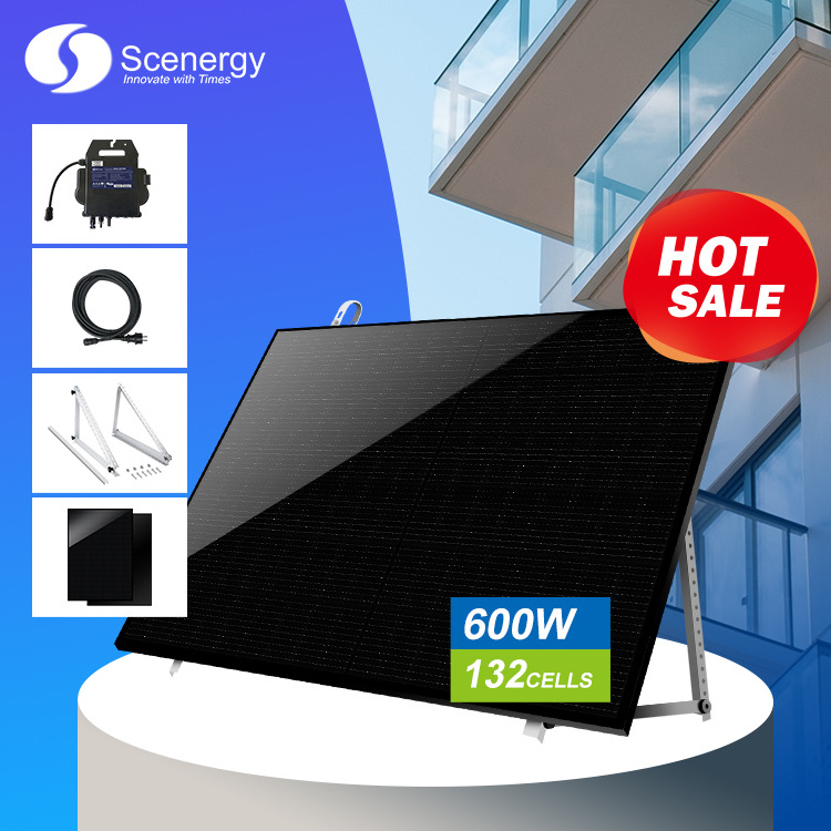 Scenergy balcony hanging solar water heating system germany grid tied balcony garden solar system kit 600w