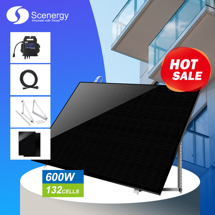 Scenergy Plug and play portable solar kit 600W balcony solar energy generate system for europe