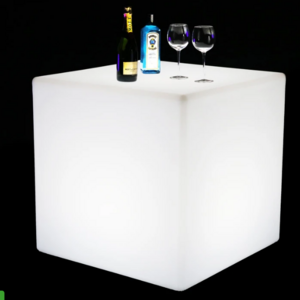 80cm illuminated led chair hire lighting coffee table outdoor furniture cube