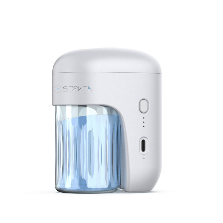 SCENTA No Water Wall Mounted Room Fragrance Air Freshener Smart Ultrasonic Rechargeable Home Fragrance Air Freshener Machine