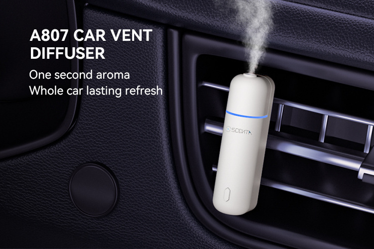 SCENTA Wholesale Aromatic Nebulizer Essential Oil Diffuser Car,Electric Waterless Car Aroma Scent Diffuser Machine