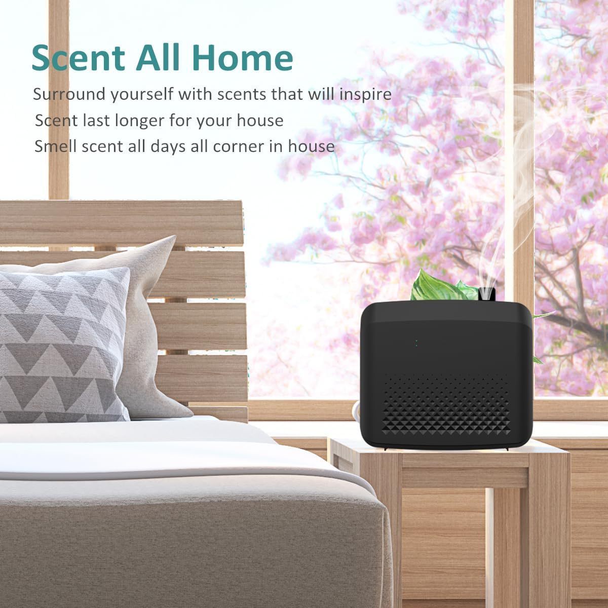 Powerful Scent HVAC Aroma Diffuser Machine 8000 sqt Large Area Fragrance Essential Oil Diffuser APP Hotels Cars Aromatherapy