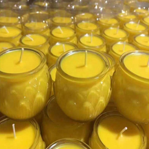 wholesale premium 24 hours burn time organic tibetan tea light butter lamp lotus votive ghee candles