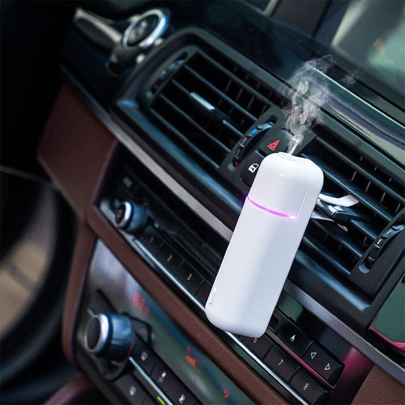 SCENTA Wireless Rechargeable Nano Mist Sprayer Essential Oil Scent Freshener,Wholesale Mini Vent Clip Air Freshener