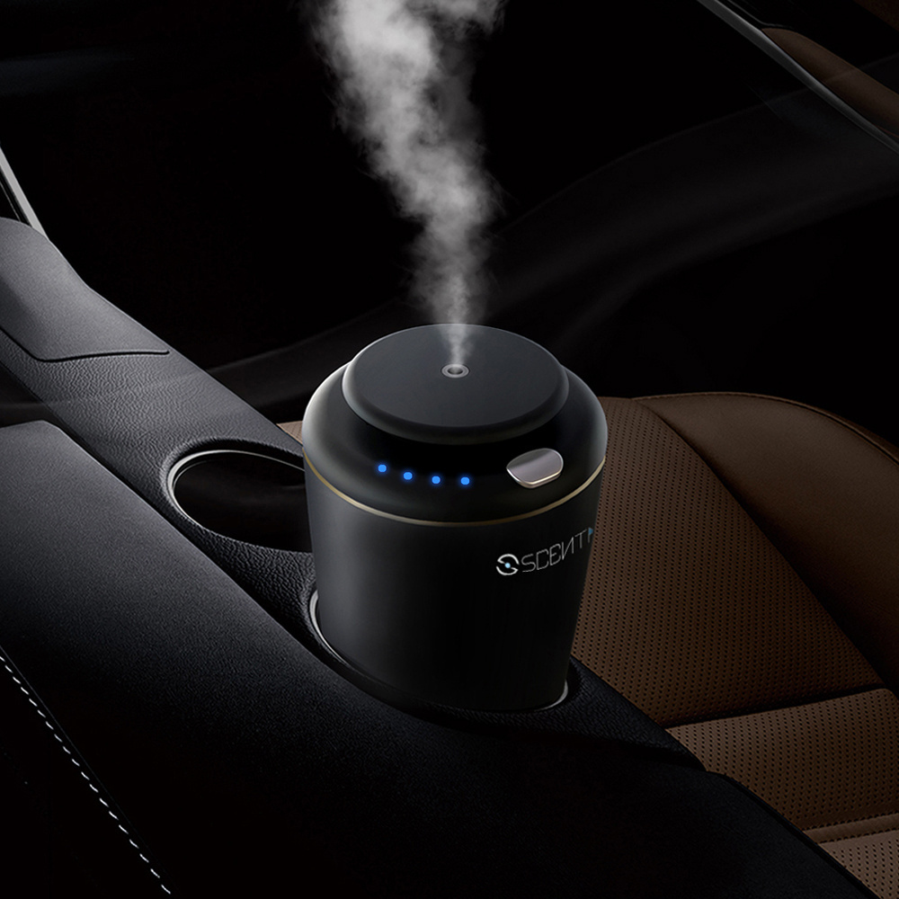 SCENTA Wholesale Luxury Wireless Mini Portable Usb Essential Oil Scent Machine Waterless Car Aroma Diffuser