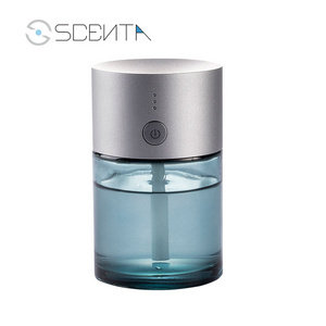 SCENTA New Arrival Mini Rechargeable Perfume Machine Rohs Wireless Fragrance Oil Ultrasonic Car Air Purifier