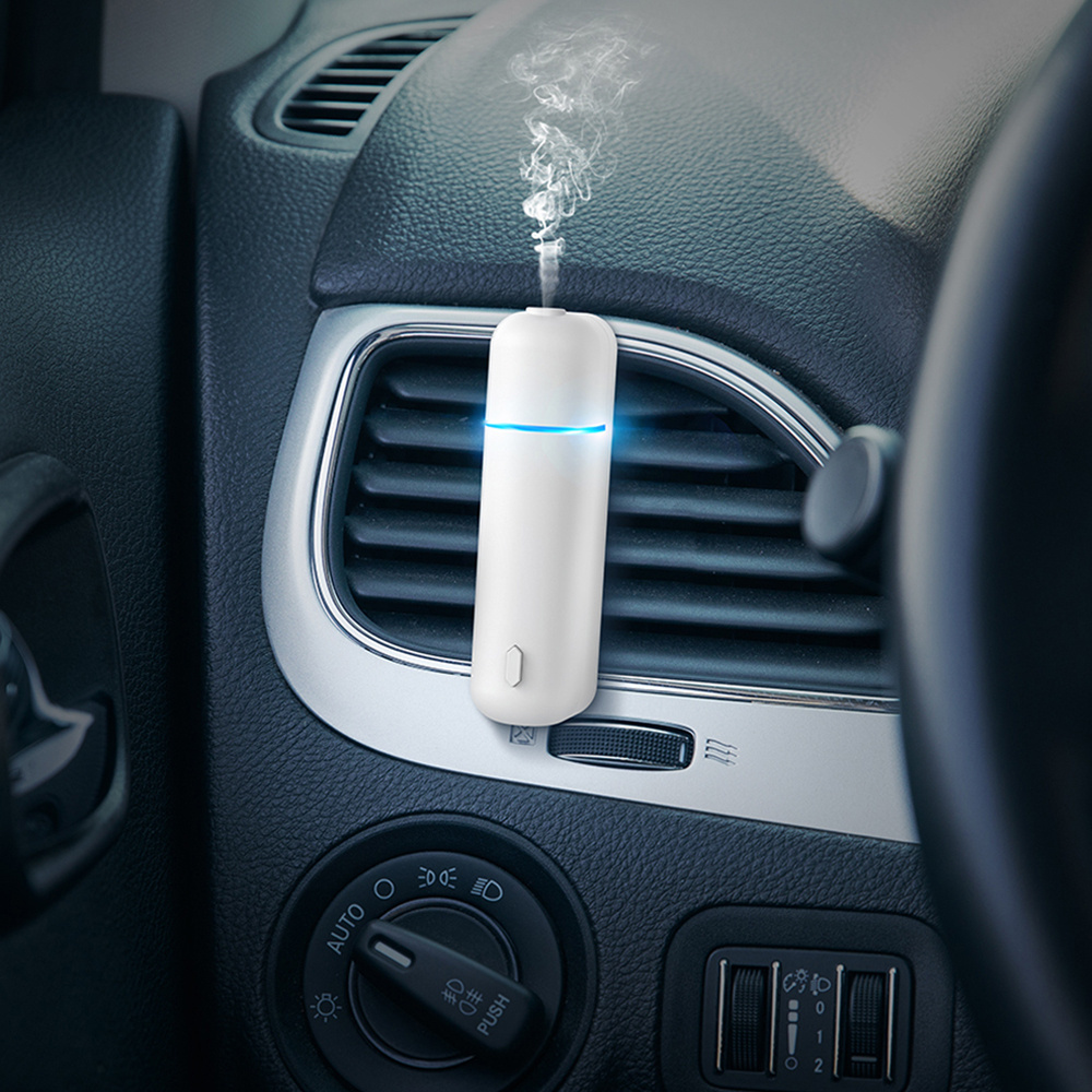 SCENTA Innovative Mini Fragrance Oil Refill Car Air Freshener,Vehicle Scent Air Freshener Dispenser Automatic Car Smell Diffuser