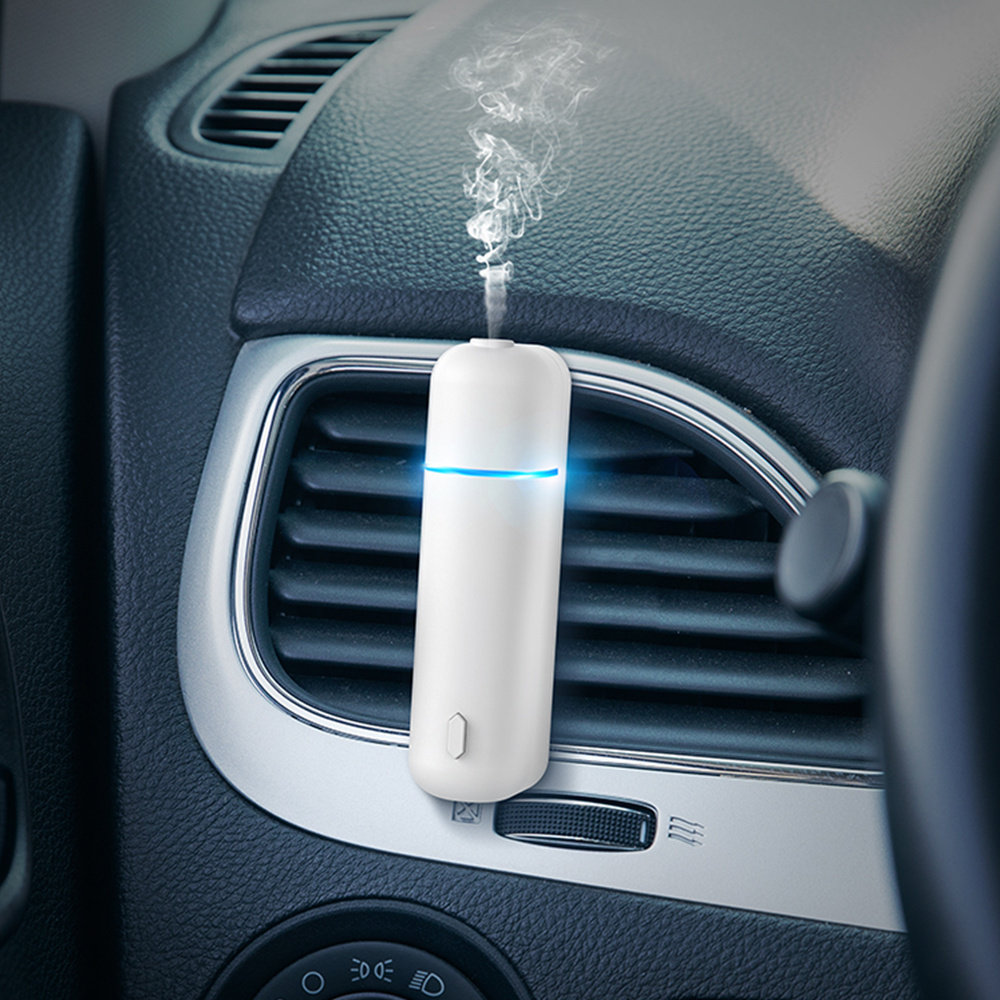 SCENTA Top Sale Mini Ultrasonic Waterless Car Aroma Diffuser,Electric Fragrance Nano Cool Mist Scent Diffuser Machine