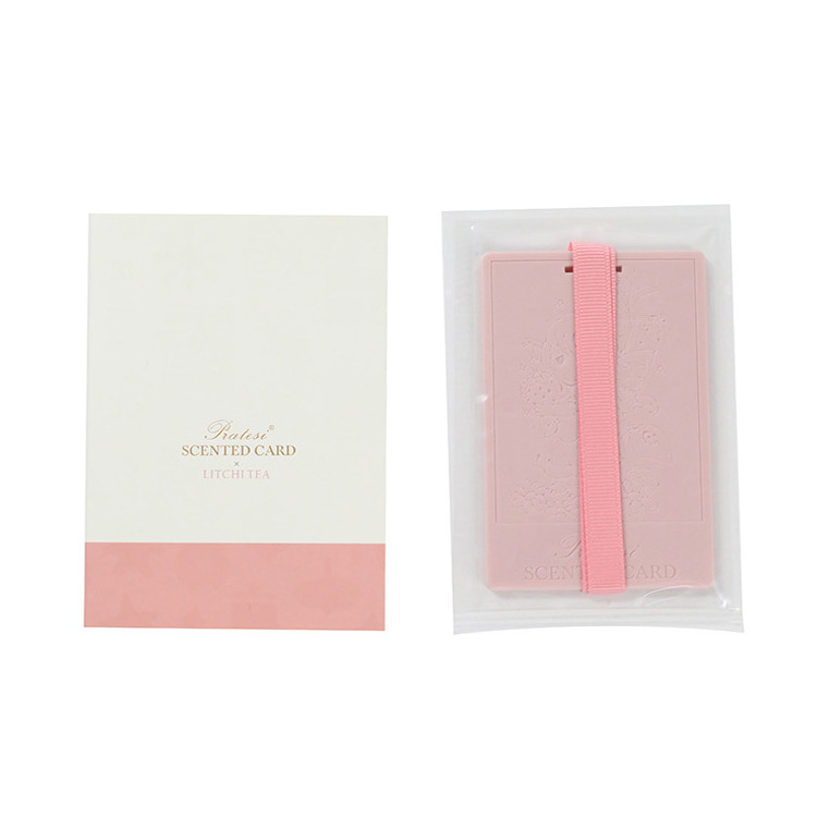 Hot Sale Wardrobe Closet Hanging Perfume Aromatic Air Freshener Scented Plastic Card Fragrance EVA Card