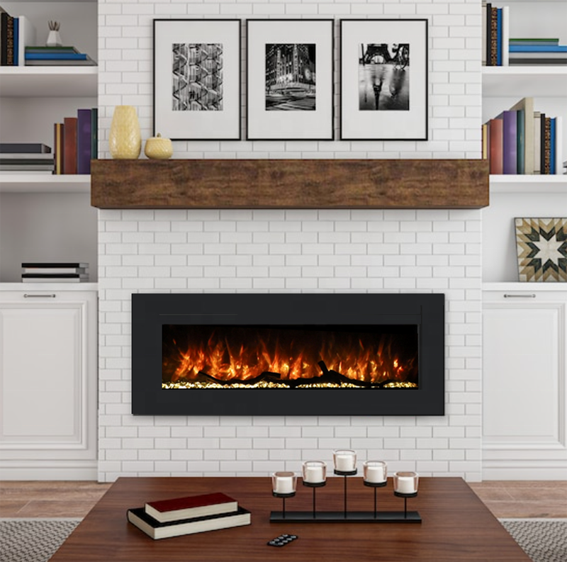 Promotion Price White Electric Fireplace Outdoor Wall Mounted Electric Fireplace