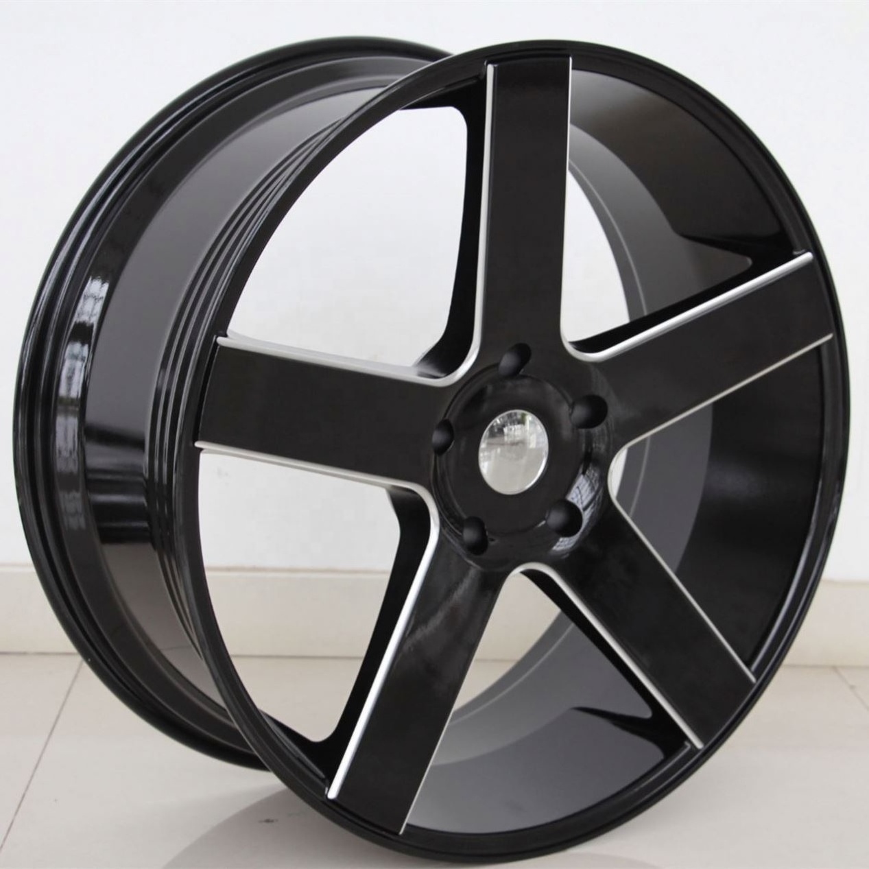 Hyper Black Big Size 22 24 Inch 5 6 Lugs Passenger Car Alloy Wheel Rims 5/6*108/110/112/114.3/115/120/120.65/127/130/139.7/135