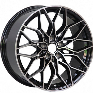 Flrocky Hot Sale 18 19 20 Inch Staggered Alloy Wheels Black Machine Face Car Rims For BMW 3/4/5/6/7 Series