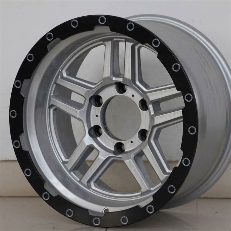 Flrocky 17*9.0 20*9.0 inch H/PCD 6*114.3/139.7 Beadlock Bead Lock Truck Wheels,Offroad Rims 17 20