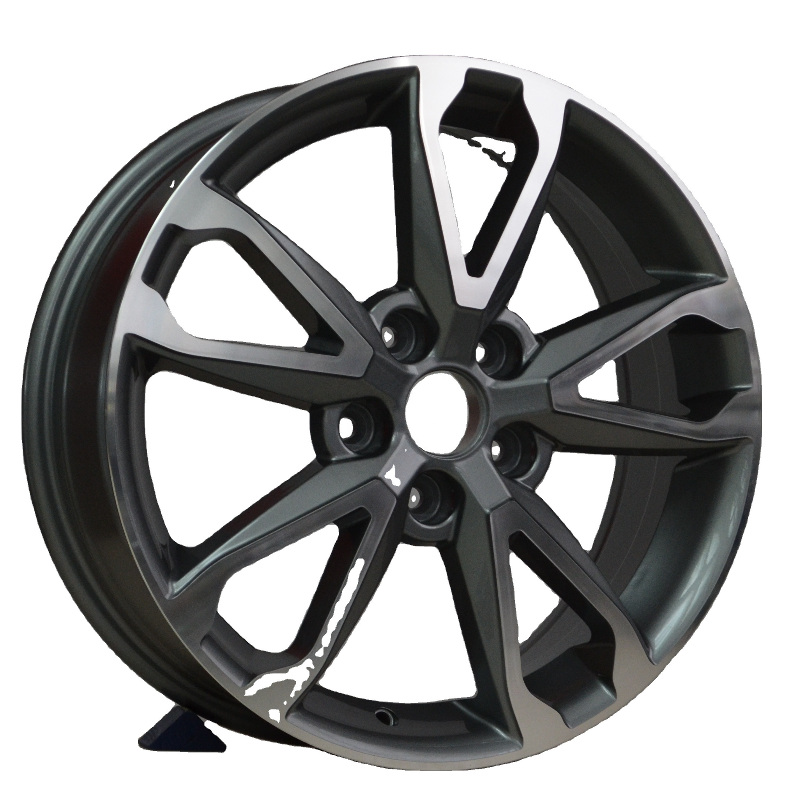 Passenger Car Wheels 8 Spoke Alloy Wheel Matt Black 4X4 Off Road For Car  Wheel Rim