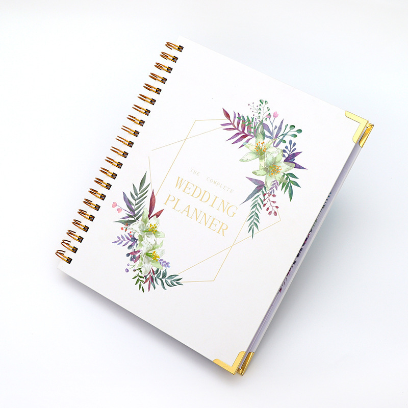 Spiral notebooks planner printing private label journals and planners a5 fridge manifes planner 2024-2025 custom logo