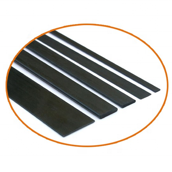 High Strength High Stiffness Lightness Pultruded Carbon Fiber Strip Flat Bar