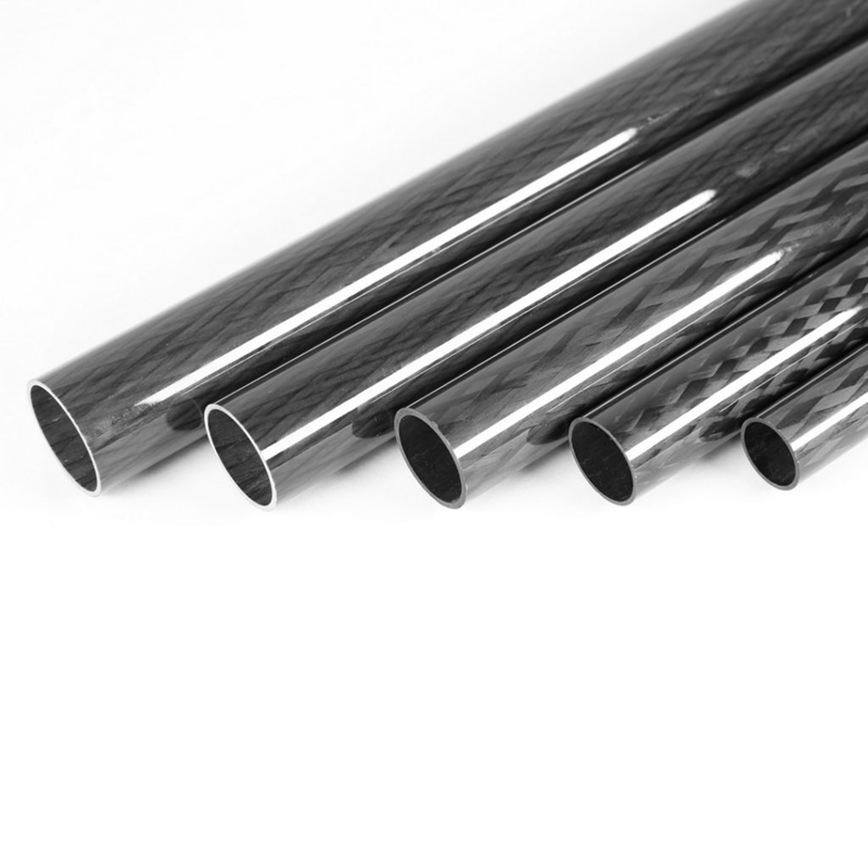 Customization 3K Matte Glossy  Twill Plain Surface Carbon Fiber Tube Pipe 16mm 19mm 20mm 22mm 28mm 30mm