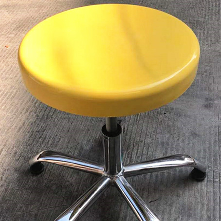 Adjustable Height and 360 Degree Rotation Casters Swivel FRP Stool