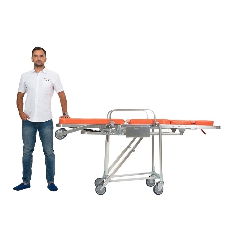 Lightweight Folding Aluminium Hospital Bed Emergency Chair Stretcher Lightweight Ambulance Stretcher Bed