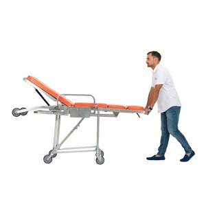 Lightweight Folding Aluminium Hospital Bed Emergency Chair Stretcher Lightweight Ambulance Stretcher Bed