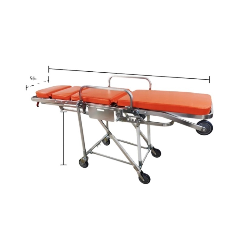 Lightweight Folding Aluminium Hospital Bed Emergency Chair Stretcher Lightweight Ambulance Stretcher Bed