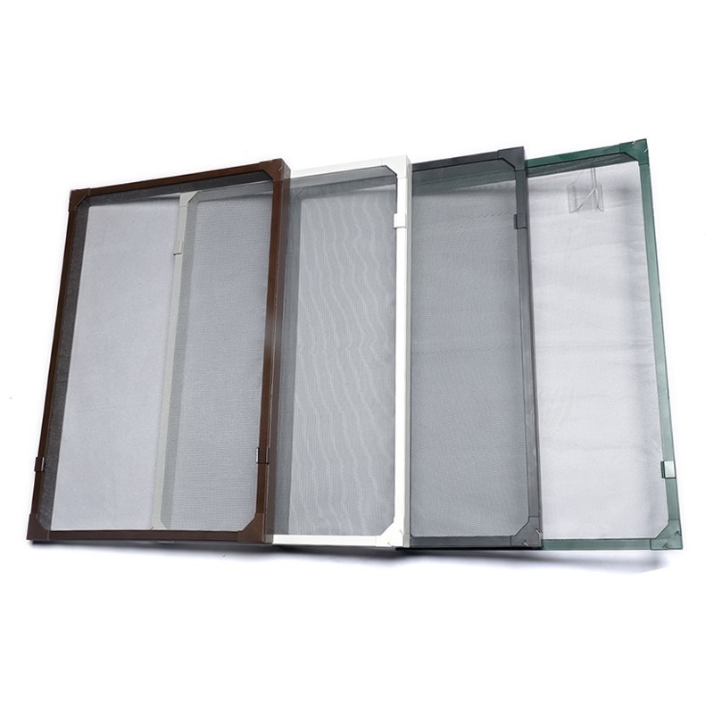 Easy DIY Installation Fly Window Magnetic Window Screen with Tube Casement Accessories Fits Any Size