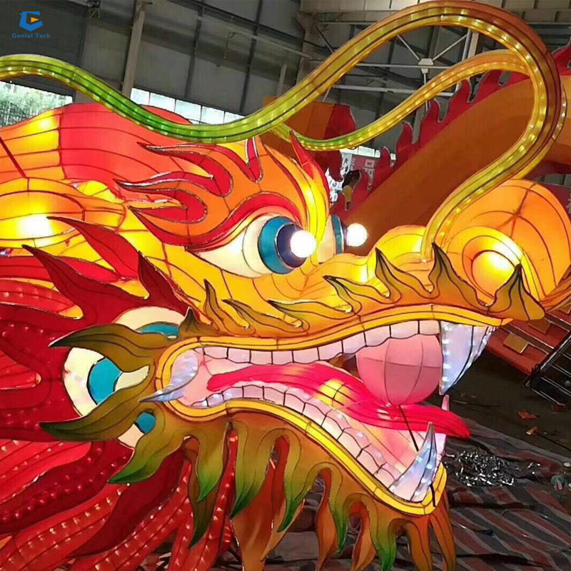 FL-01 Traditional Chinese Dragon Lantern For New Year Decoration