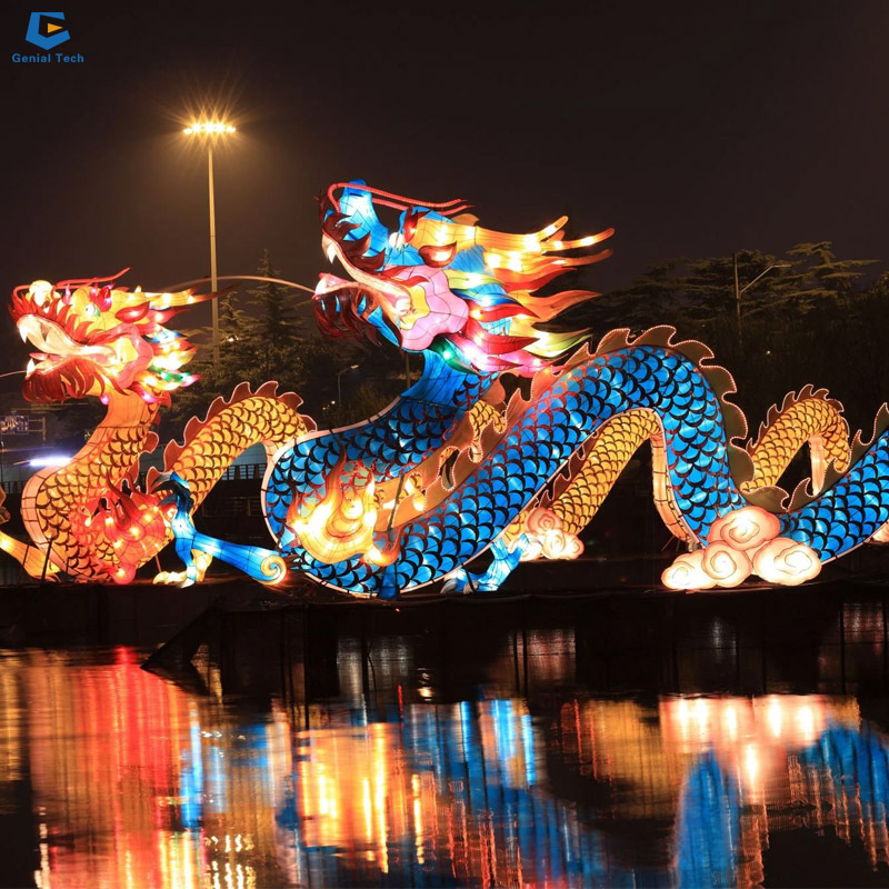 FL-01 Traditional Chinese Dragon Lantern For New Year Decoration