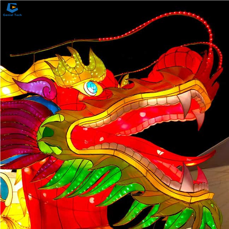 FL-01 Traditional Chinese Dragon Lantern For New Year Decoration