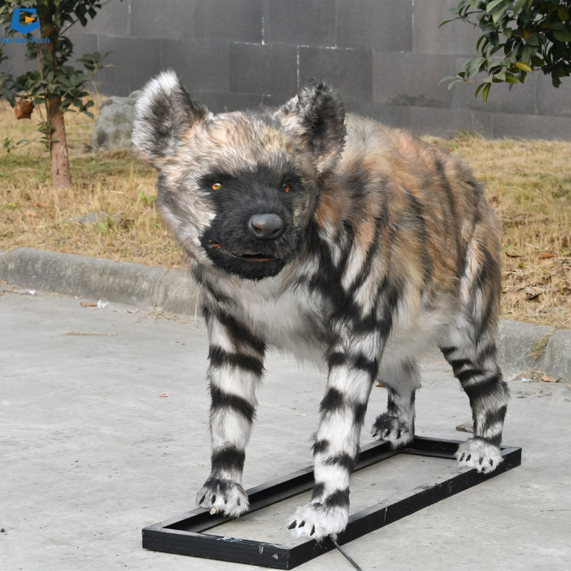 AA10 Animal Park Simulation Animal Animatronic Life Size Hyena For Sale