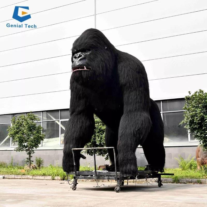 Animatronic Gorilla King Kong Amusement Park Indoor Simulation Animal Model For Sale