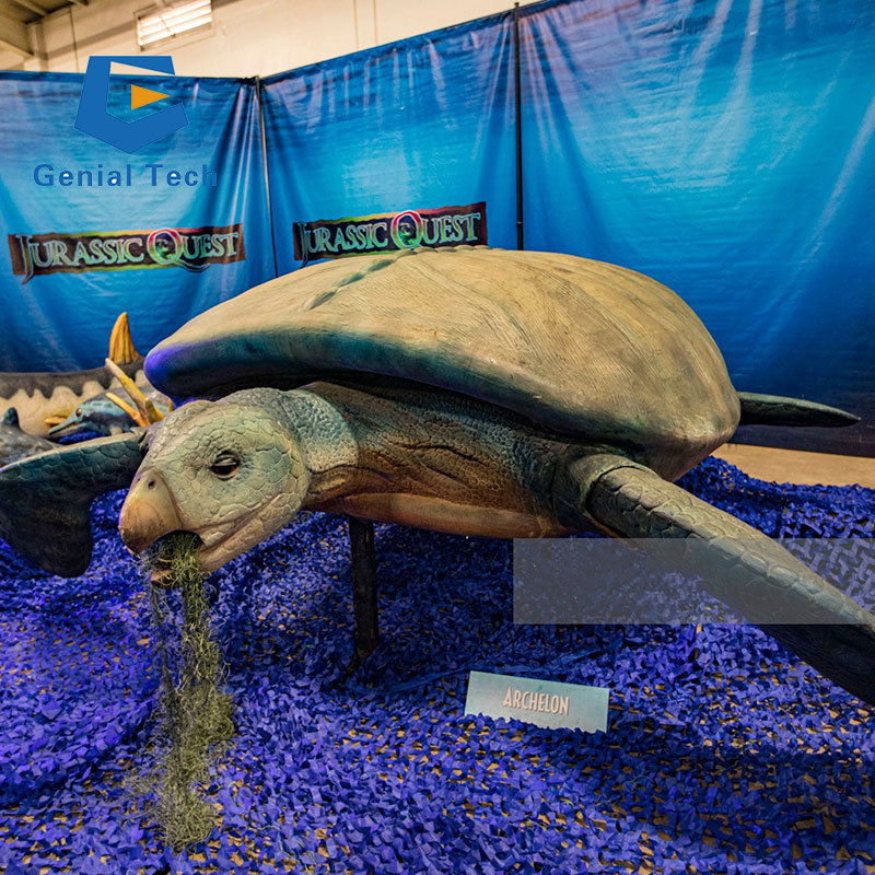 JN-Z23JL14 The Most Realistic Animal Models Ocean Animal Animatronic Turtle Model For Sale