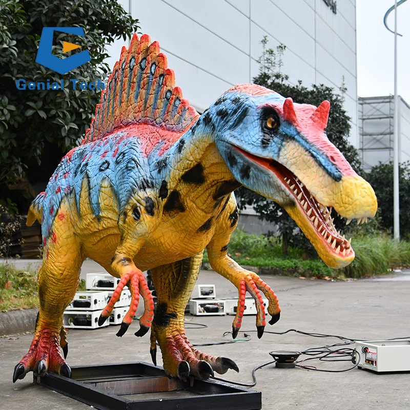 JN-Z23N 2024 New Design Life Size Velociraptor Dinosaurio Human Inside Costume Robot Animatronic Dinosaur Suit Realistic