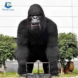 Animatronic Gorilla King Kong Amusement Park Indoor Simulation Animal Model For Sale