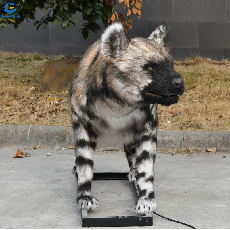 AA10 Animal Park Simulation Animal Animatronic Life Size Hyena For Sale