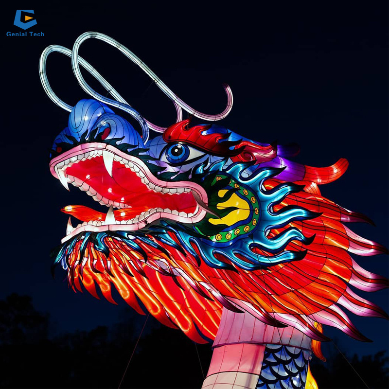 FL-62 Custom Chinese Dragon Lantern Festival New Year Decoration