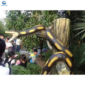 AI17 Outdoor Theme Park Animatronic Model Artificial snake for sale