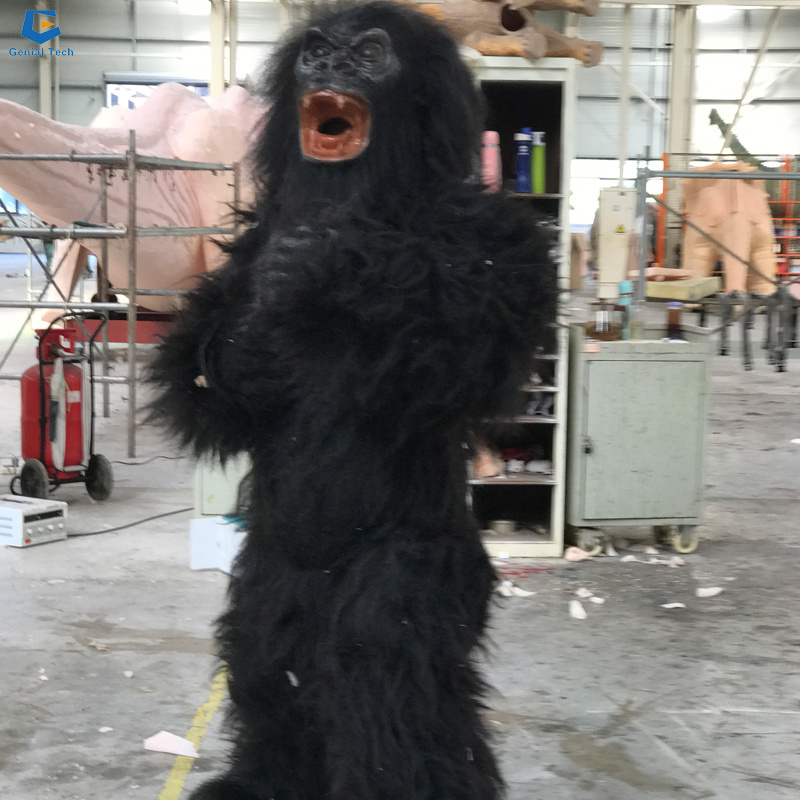 CCDC22 Realistic fur suit simulation animal costume life size gorilla costume for sale