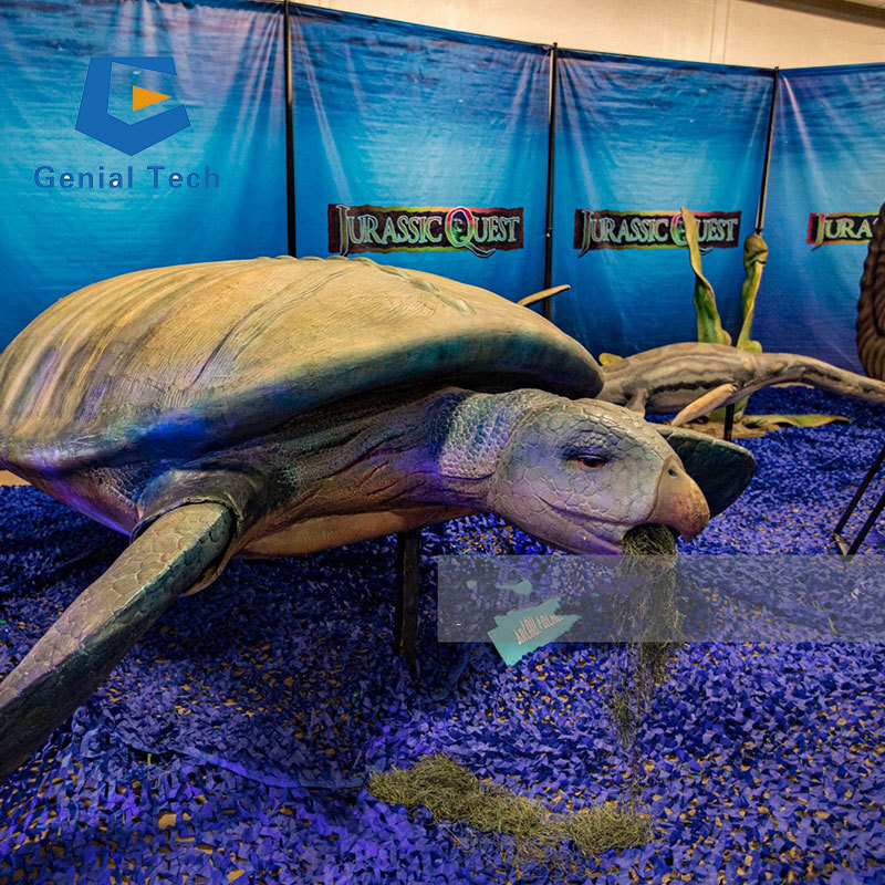 JN-Z23JL14 The Most Realistic Animal Models Ocean Animal Animatronic Turtle Model For Sale