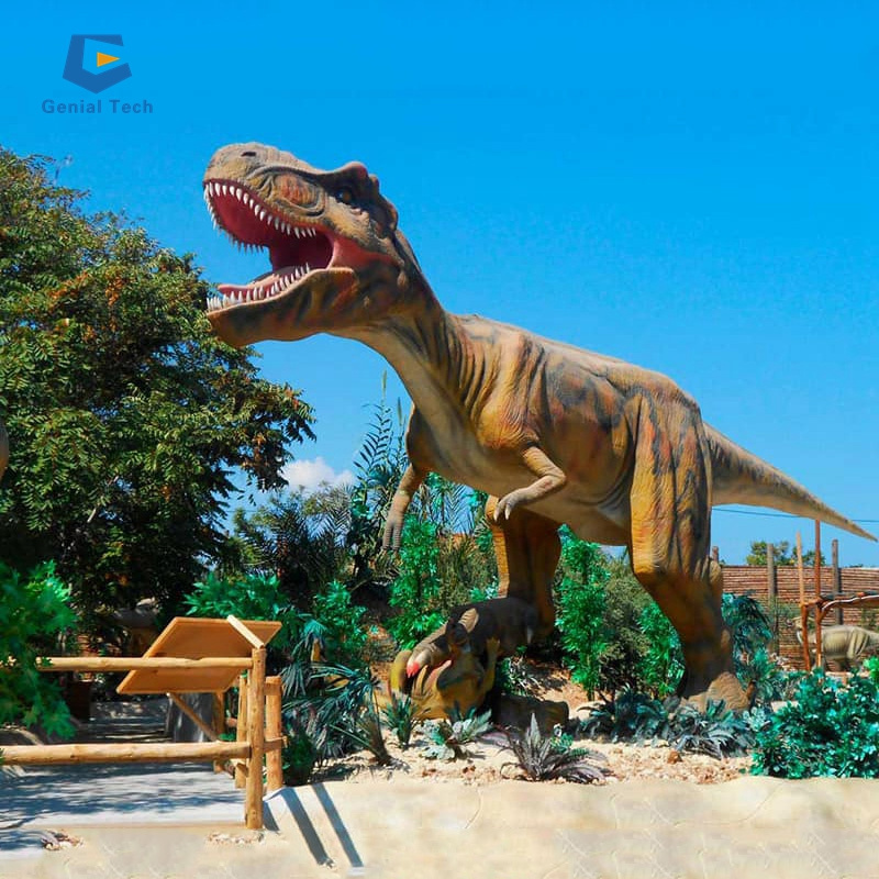 The Theme park large attraction realistic animatronic dinosaurs model