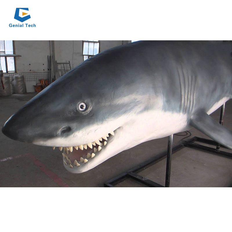 High quality animal shark models museum Robotic Shark animatronic for Sale