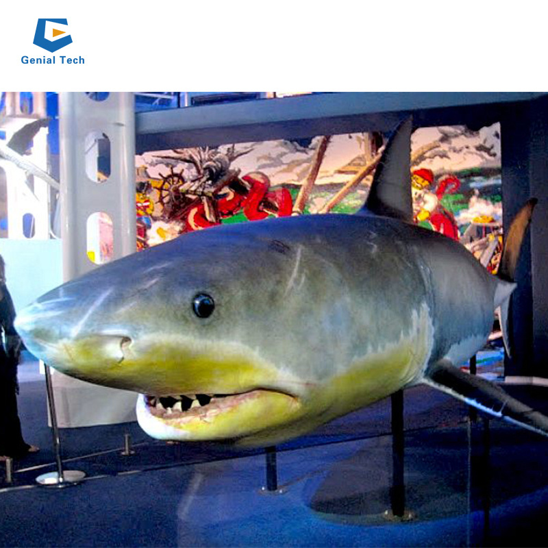 Life Size Animatronic shark theme  park animatonic model shark