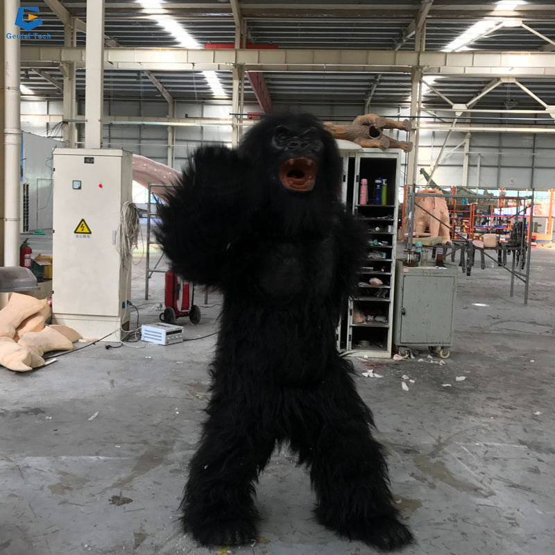 CCDC22 Realistic fur suit simulation animal costume life size gorilla costume for sale